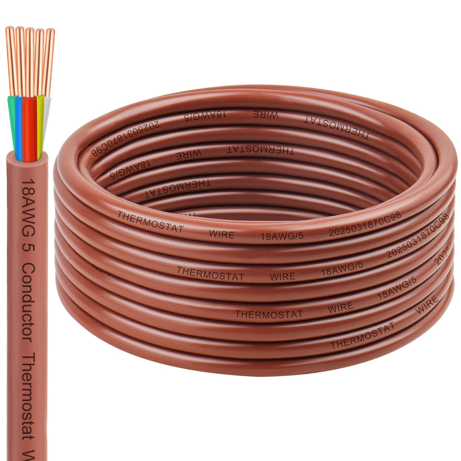 LOW VOLTAGE  THERMOSTAT WIRE 600V, Copper/XLPE