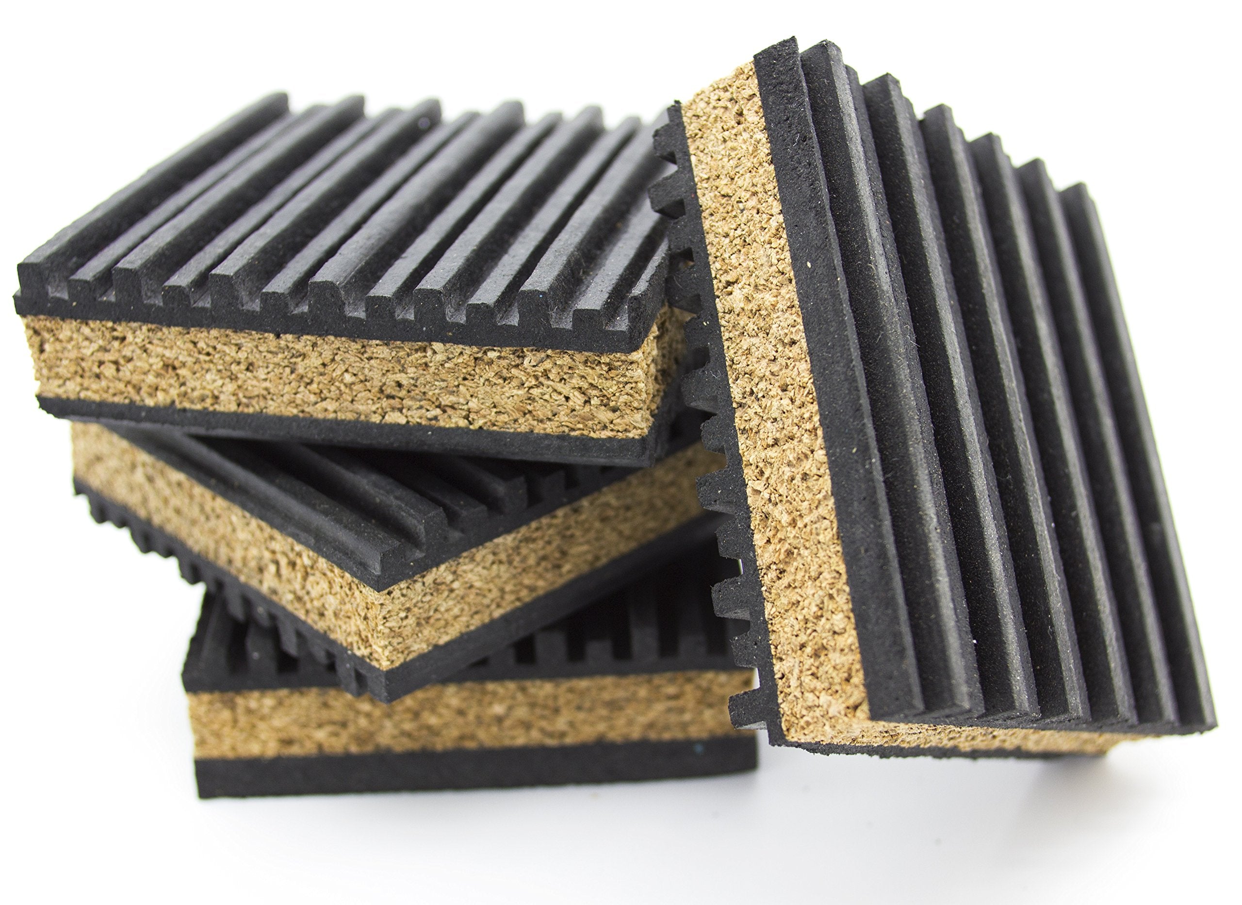 Anti-Vibration Cork & Rubber Isolation Pads