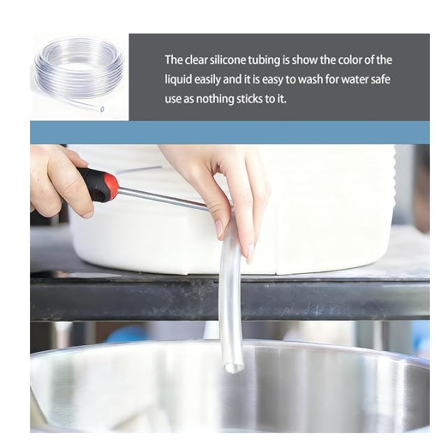 Clear PVC Drain Tubing for HVAC and Plumbing Condensate
